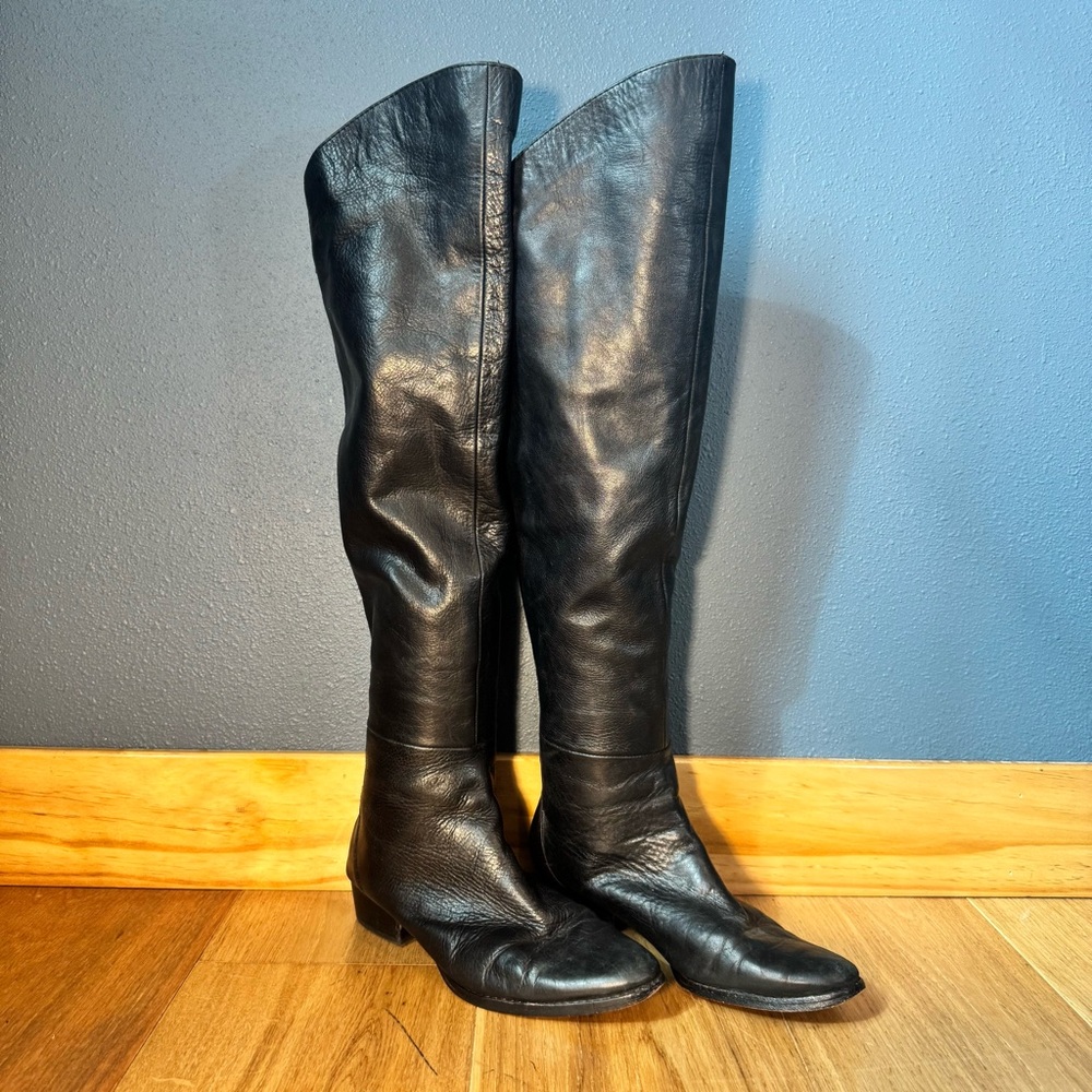 Dolce Vita Black Meris Over the Knee Flat Boots Size 8.5 - Picture 4 of 9